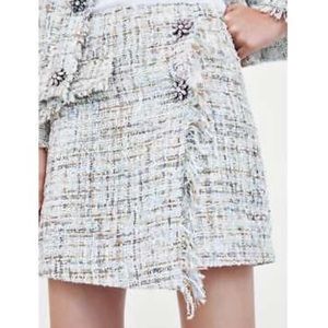 BUNDEL DEAl /ZARA TWEED JACKET w MINI SKIRT SET